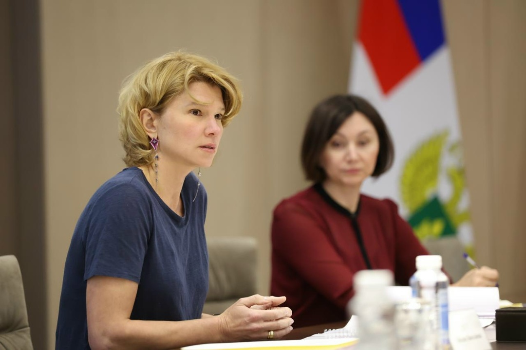 Оксана Лут и глава Ставропольского края Владимир Владимиров обсудили результаты работы регионального АПК