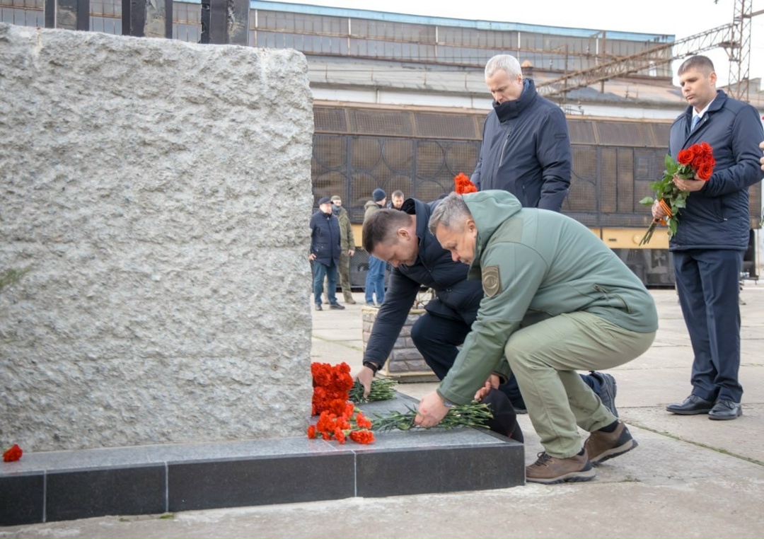 Андрей Никитин посетил железнодорожный вокзал Мелитополя