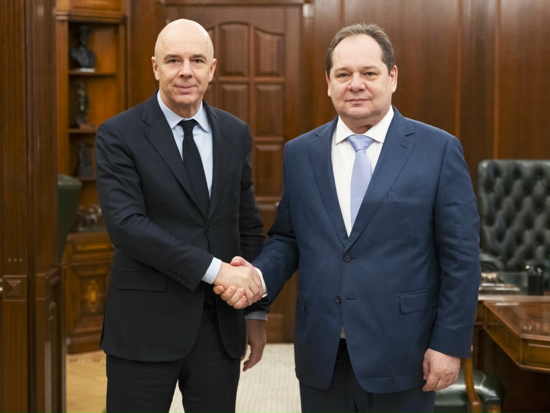 Антон Силуанов провел рабочую встречу с главой Республики Коми Ростиславом Гольдштейном