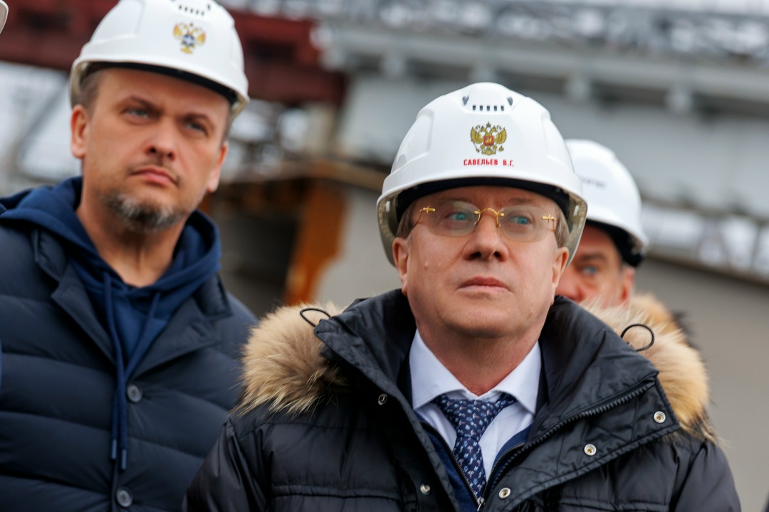 Виталий Савельев ознакомился с ходом работ на объектах ВСМ в Санкт-Петербурге.