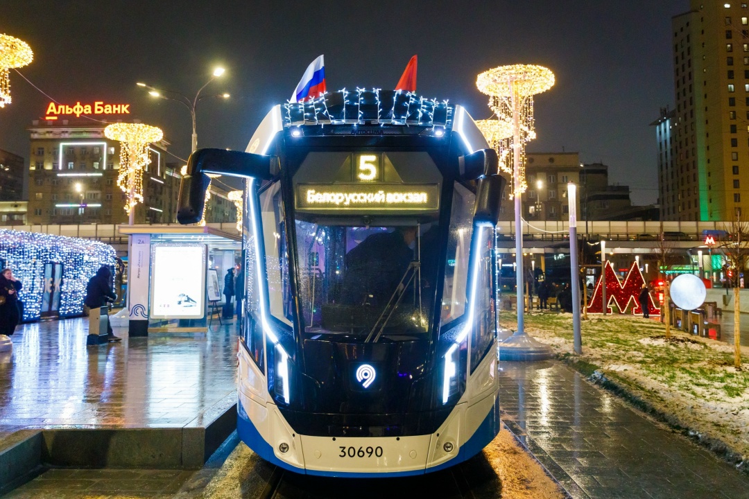 Спустя 30 лет в Москве вновь открыта трамвайная линия по Трифоновской улице до метро «Рижская»