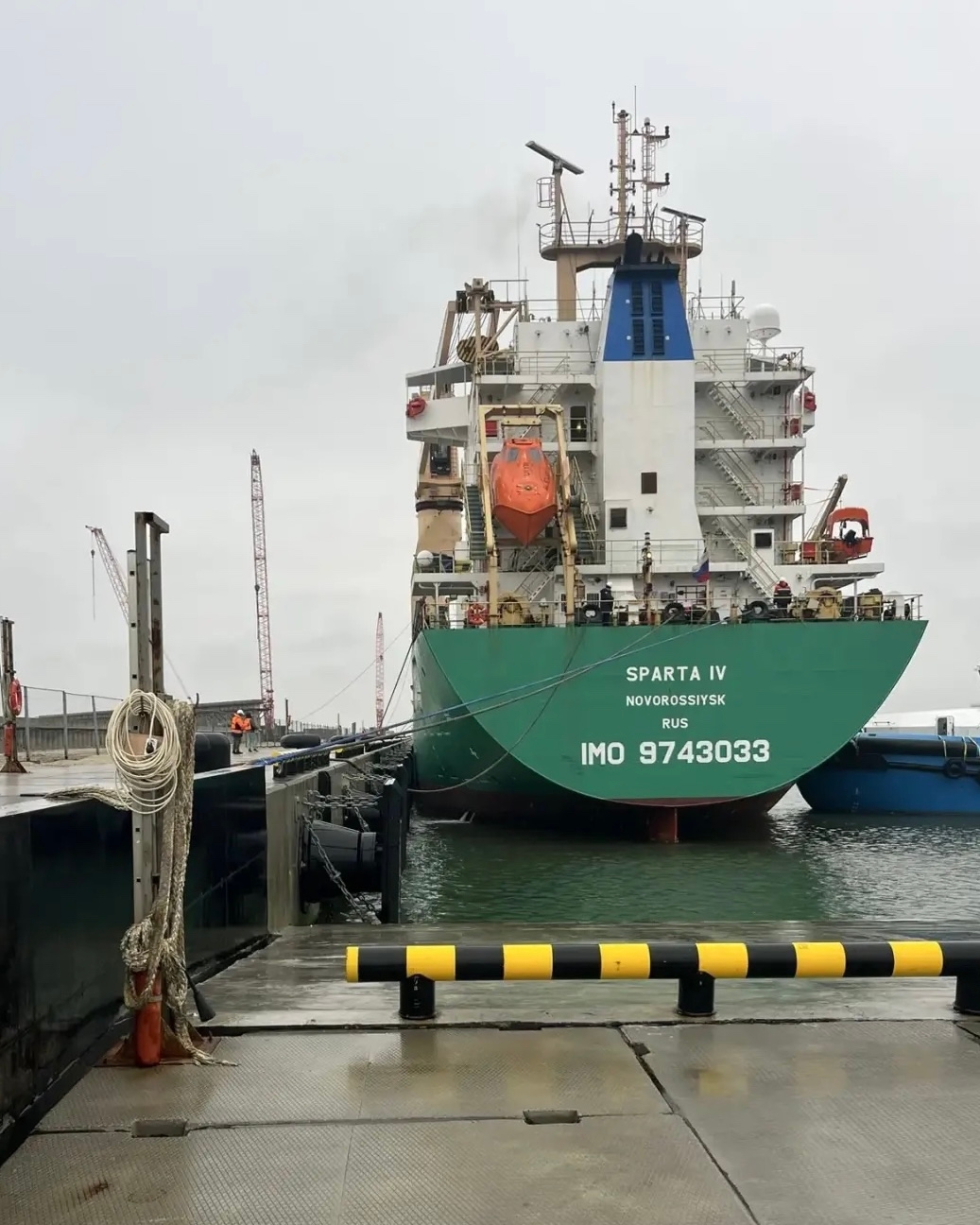 В морском терминале в Пионерском протестировали перевалку грузов