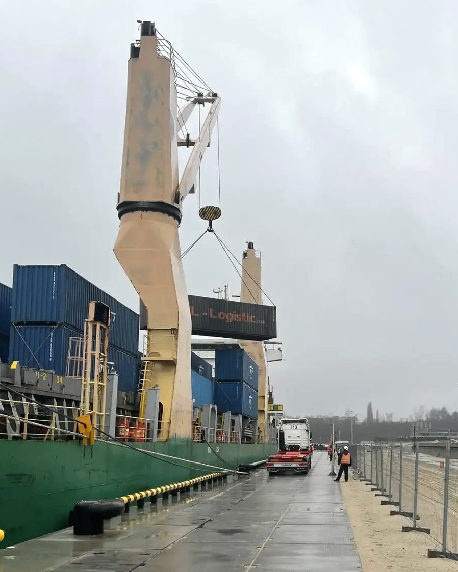 В морском терминале в Пионерском протестировали перевалку грузов