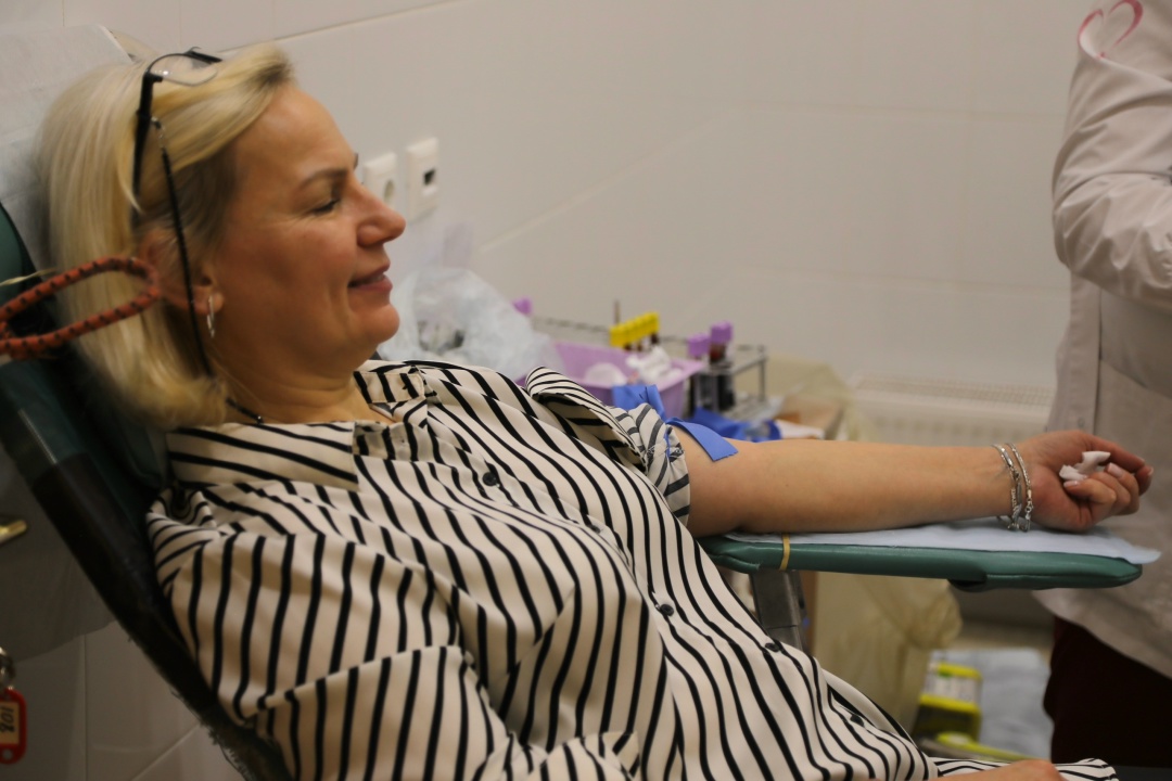 В Минтрансе прошел День донора Для сотрудников ведомства участие в донорском движении уже давно стало доброй традицией