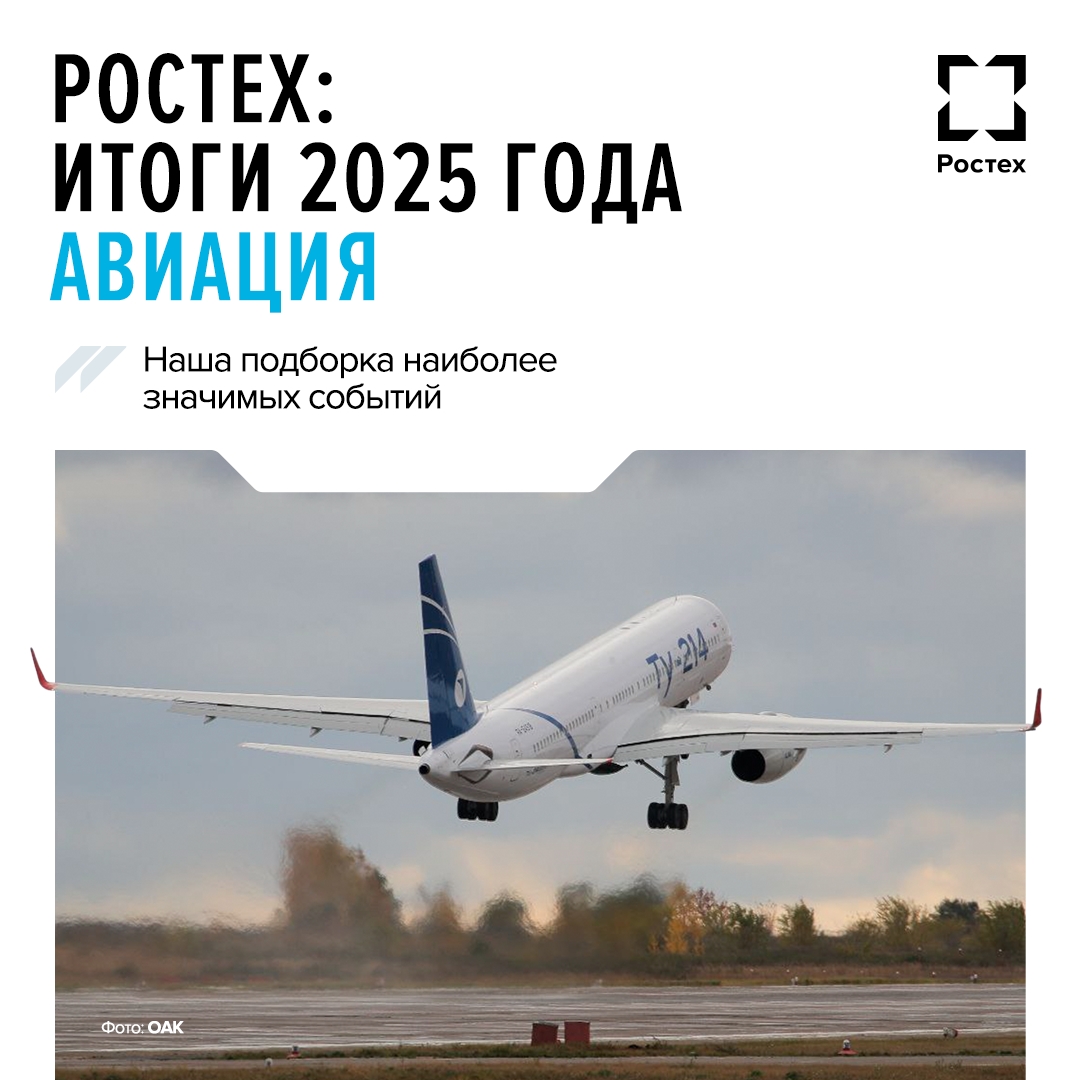 Авиапромышленность Ростеха в 2025 году