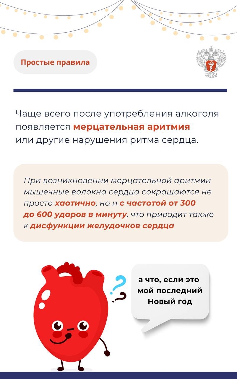 #ПростыеПравила: Что такое синдром праздничного сердца?