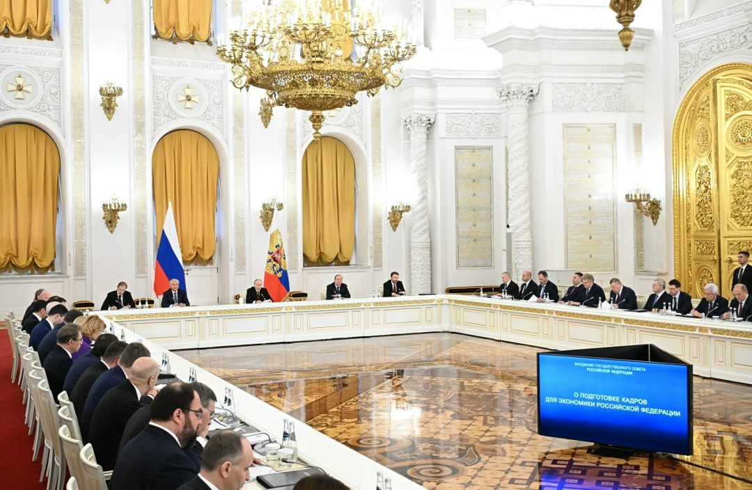Под председательством Президента России Владимира Путина в Кремле состоялось заседание Государственного Совета по вопросам подготовки кадров для экономики…