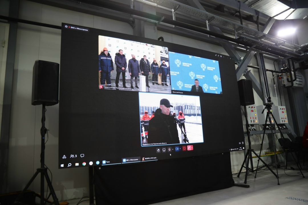 Глава Минстроя России Ирек Файзуллин принял участие в открытии инфраструктурных объектов в Кургане