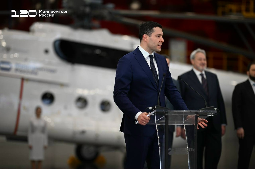 Антон Алиханов принял участие в церемонии передачи 4 вертолетов Ми-8МТВ-1