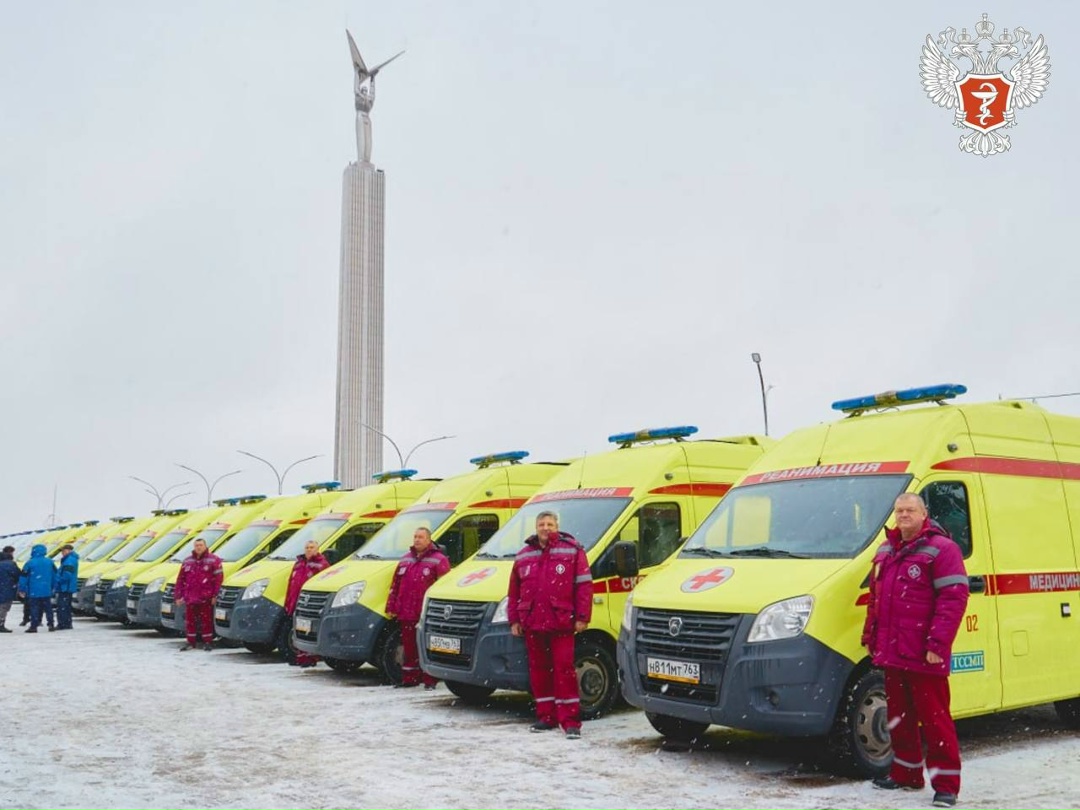 В медучреждения Самарской области поступили 25 новых автомобилей скорой помощи