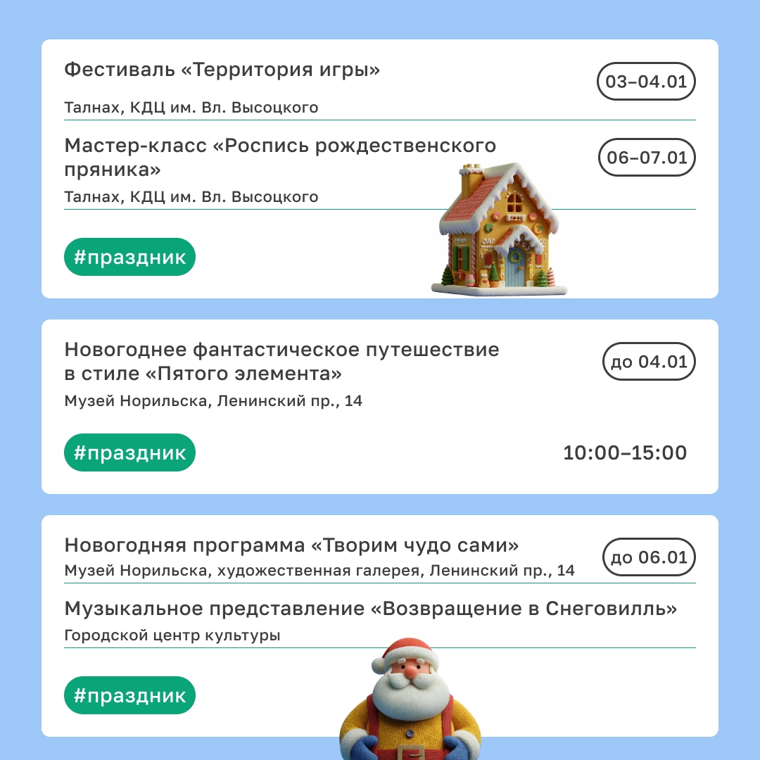 Берите с собой коньки и купальники Если, конечно, вы планируете отдыхать на новогодних праздниках в Норильске и Красноярске