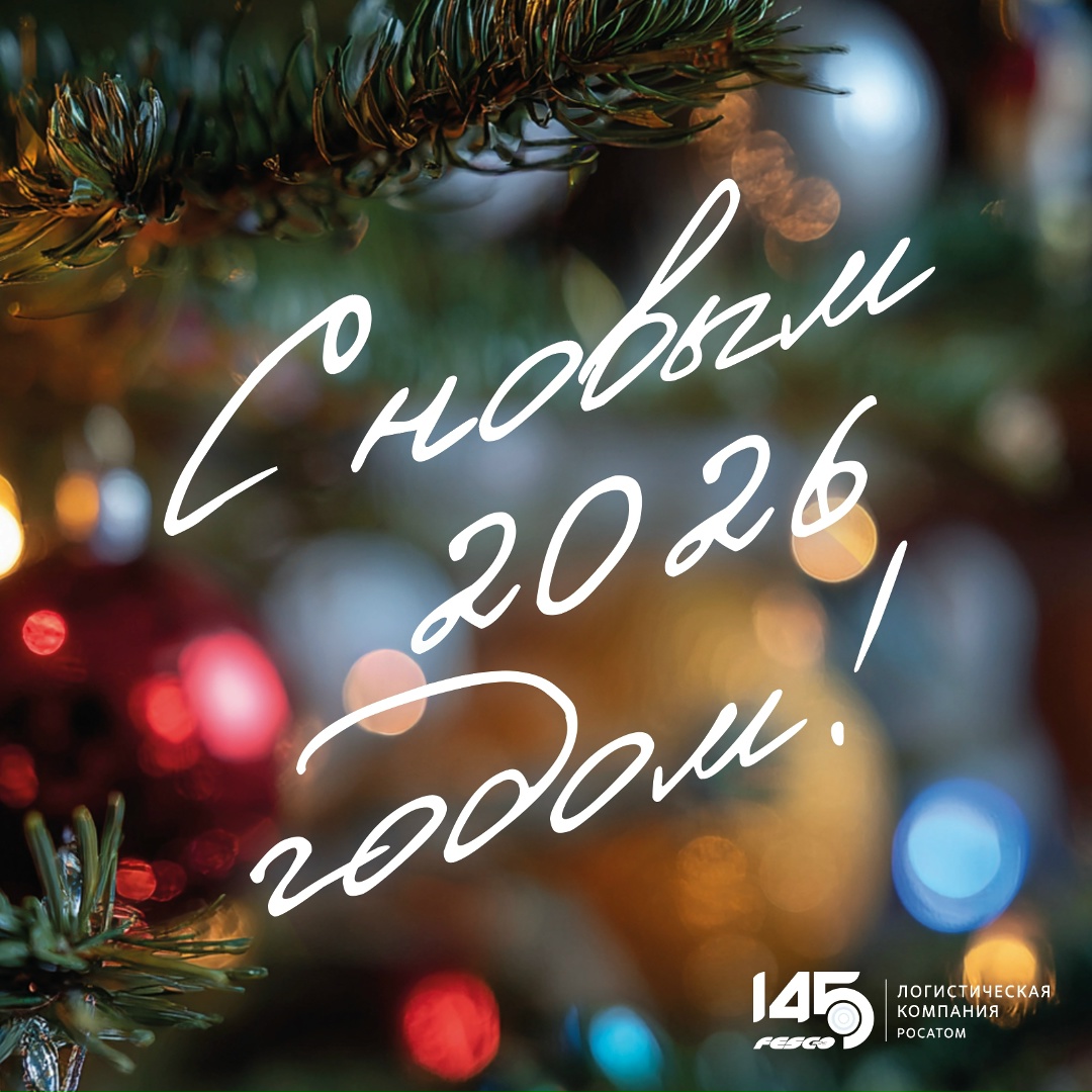 Кажется, мы нашли самый удачный способ украсить ёлку: контейнеры — есть, поезд — есть, судно — тоже, а панда Катюша? — Обязательно!