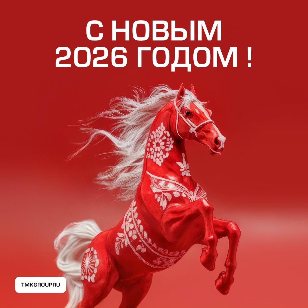 С Новым годом, друзья! 2025 год стал для ТМК временем укрепления преимуществ, уверенных решений и новых достижений