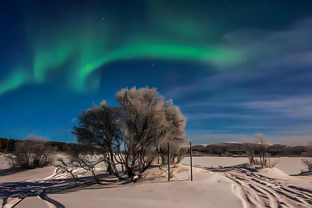 Полярное сияние выглядит так, словно цвета для него подбирали лучшие художники