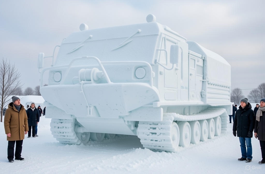 Когда металл уступает место снегу, а холод становится формой