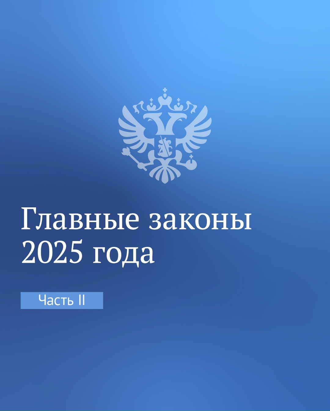 Вторая часть главных законов, принятых в 2025 году.