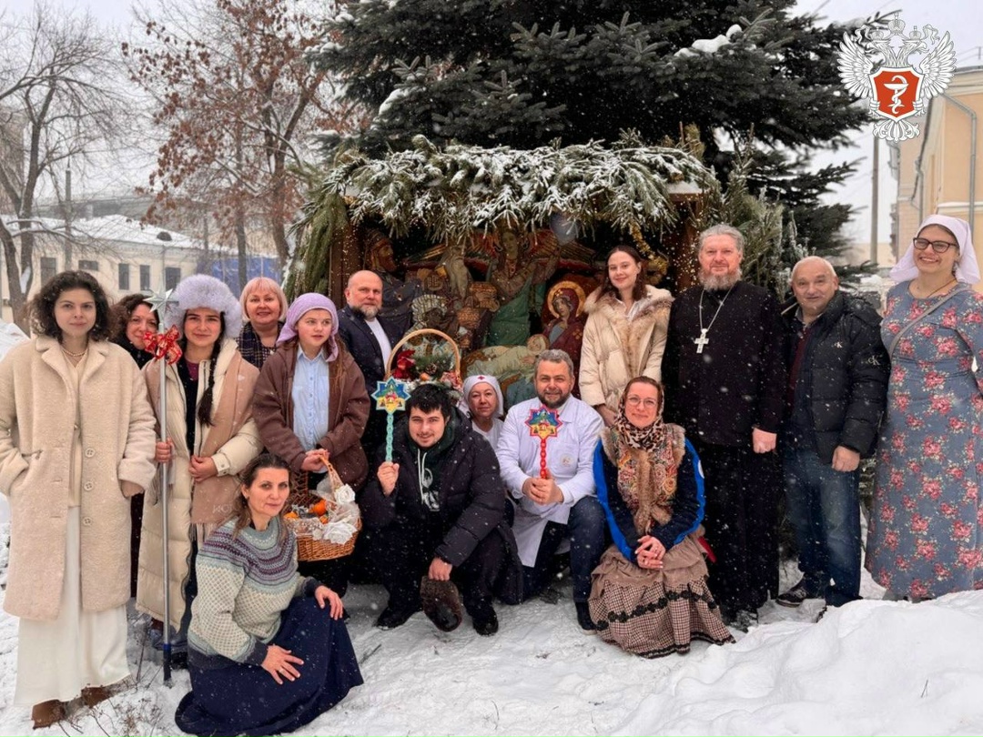 Андрей Плутницкий в светлый праздник Рождества Христова посетил пациентов церковной Больницы Святителя Алексия