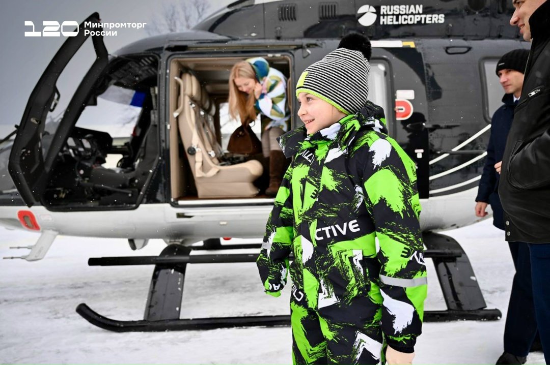 Полет на вертолете «Ансат» для Арины из Химок