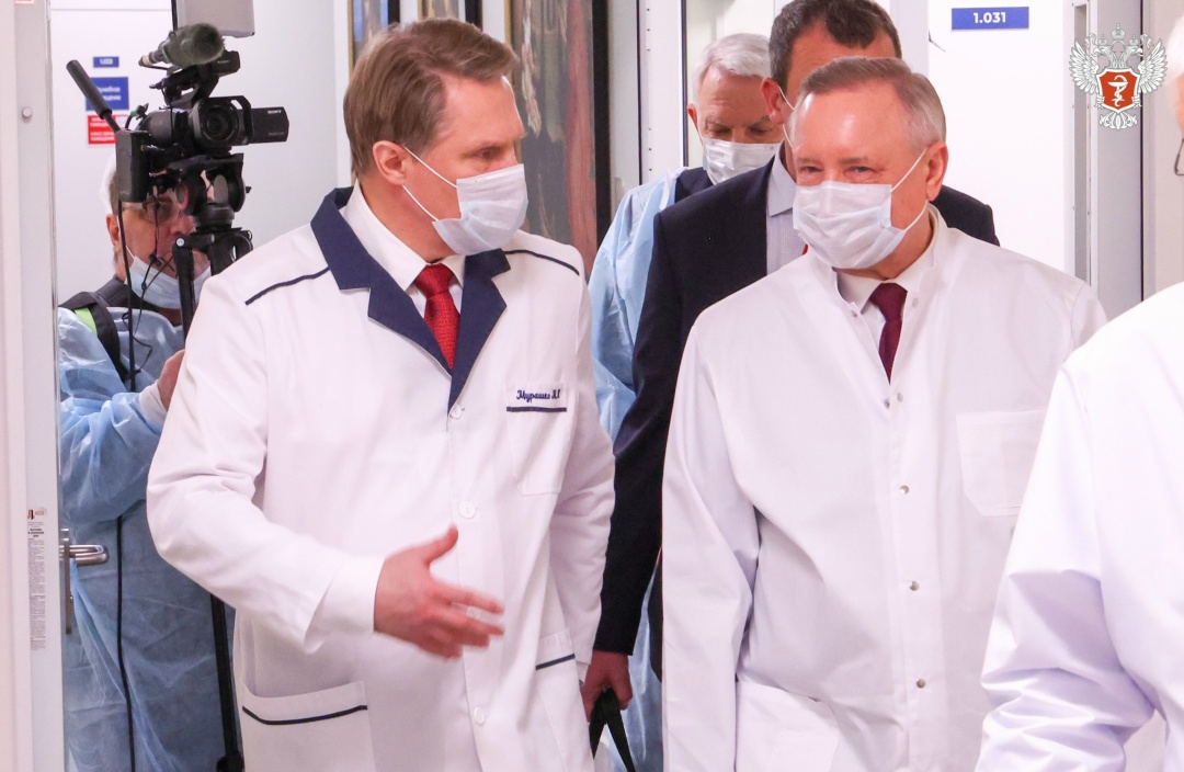 Михаил Мурашко открыл новый корпус Первого Санкт-Петербургского государственного медицинского университета