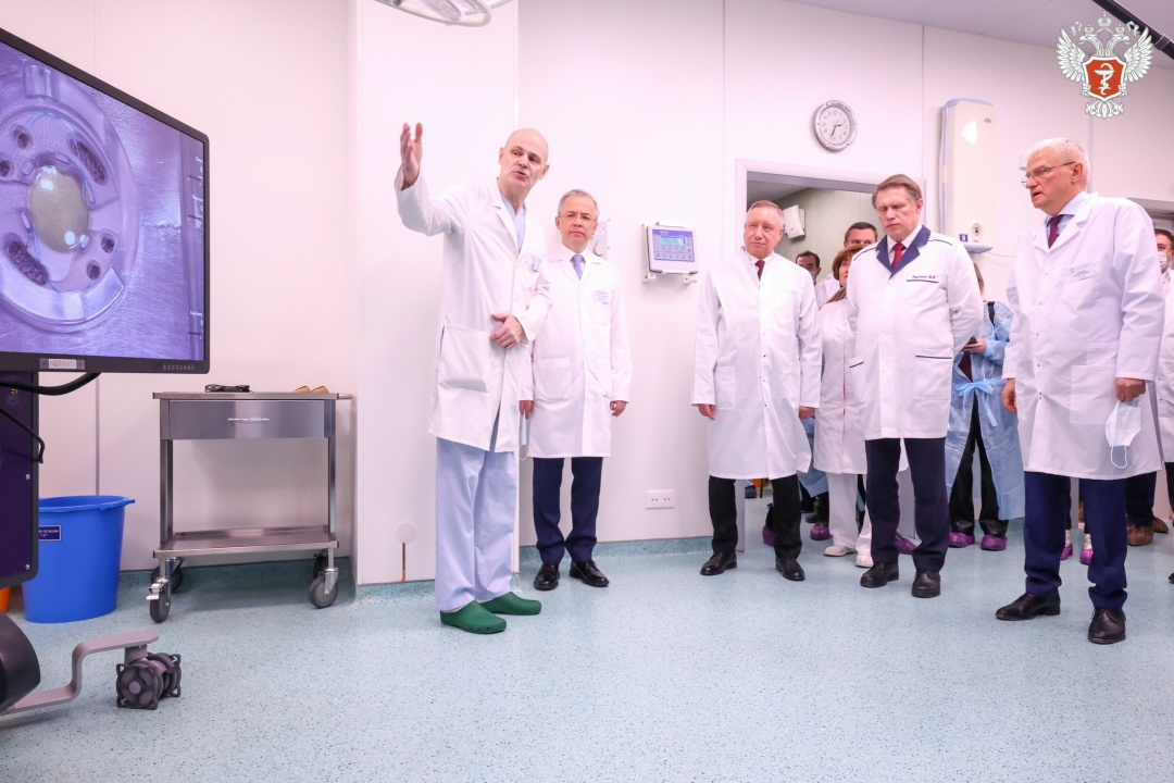 Михаил Мурашко открыл новый корпус Первого Санкт-Петербургского государственного медицинского университета