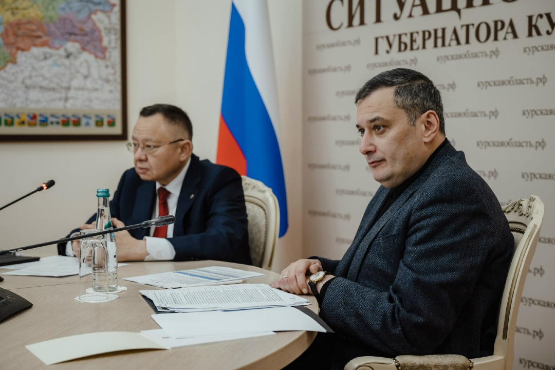 Глава Минстроя России Ирек Файзуллин посетил с рабочим визитом Курскую область