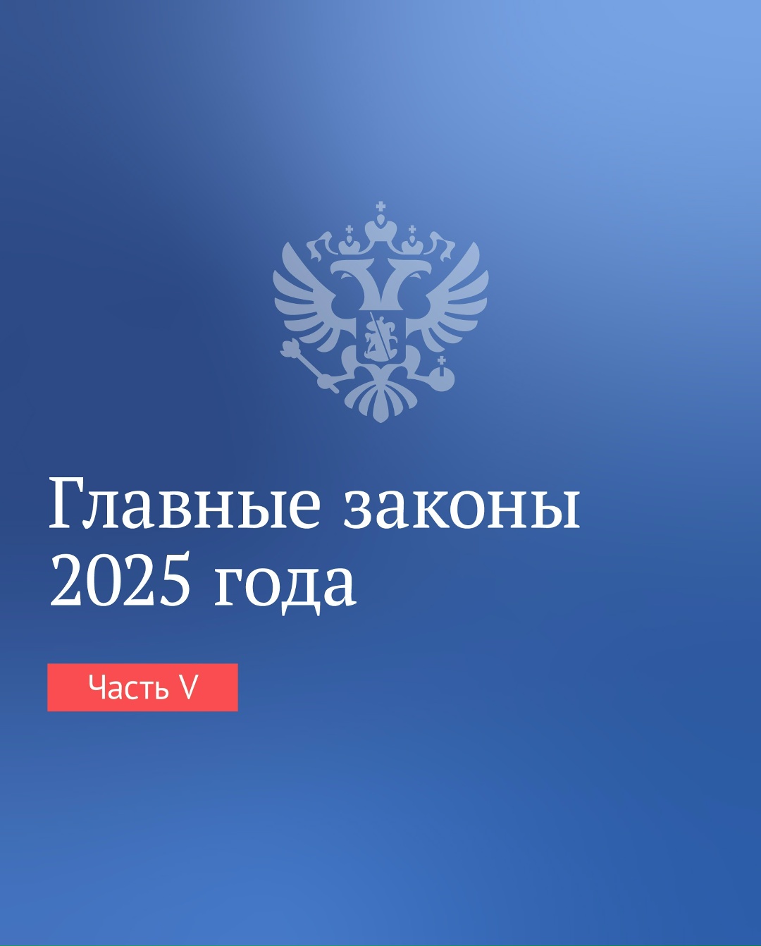 Пятая часть главных законов, принятых в 2025 году.