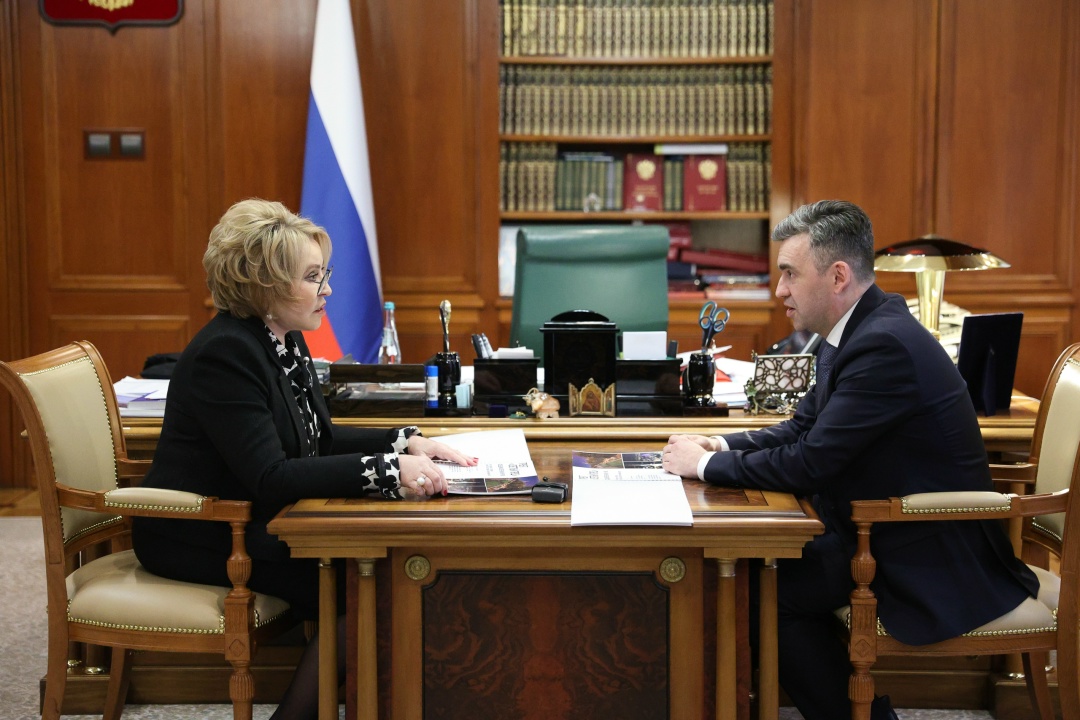 Председатель Совета Федерации Валентина Матвиенко провела встречу с губернатором Ивановской области Станиславом Воскресенским