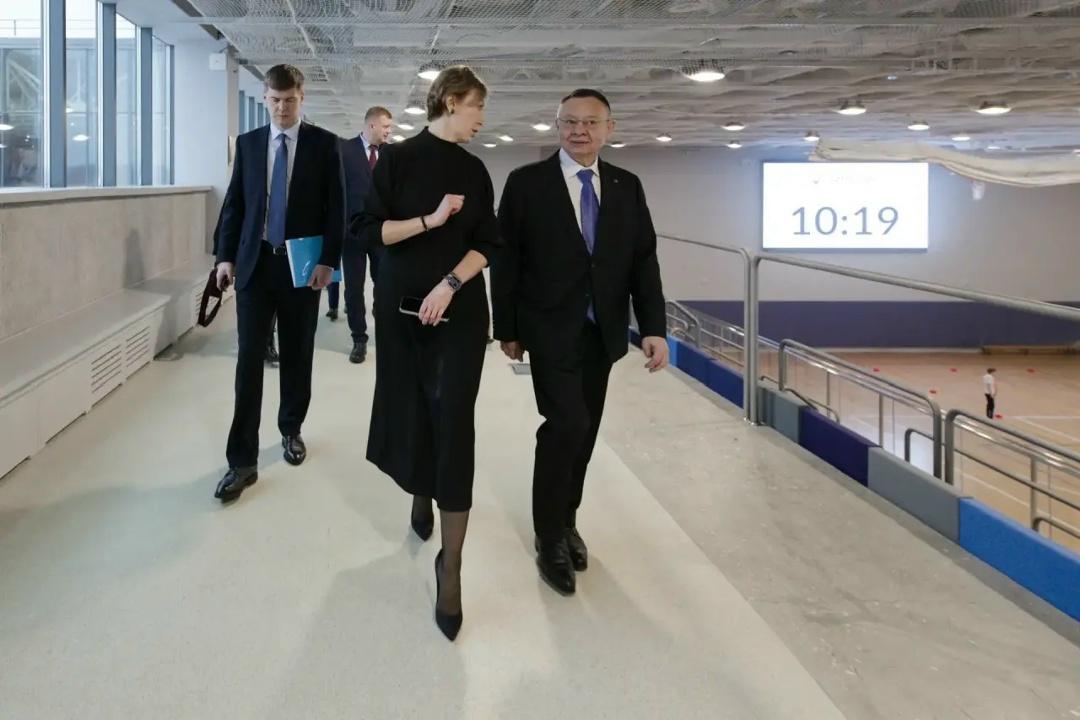 Глава Минстроя России Ирек Файзуллин совместно с губернатором Московской области Андреем Воробьевым и Раисом Республики Татарстан Рустамом Миннихановым посетил…