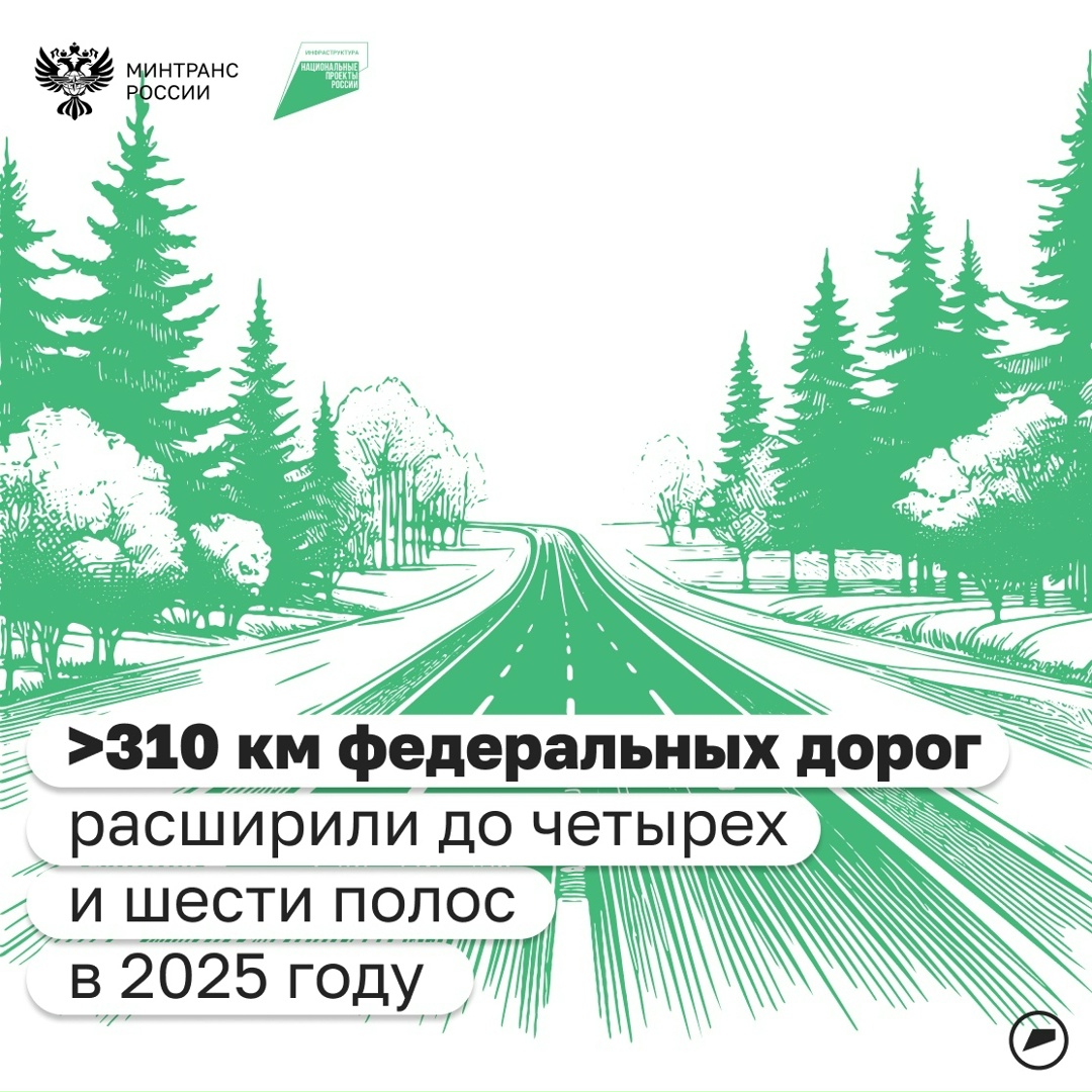 По нацпроекту «Инфраструктура для жизни» дорожники расширяют федеральные трассы и разделяют встречные потоки