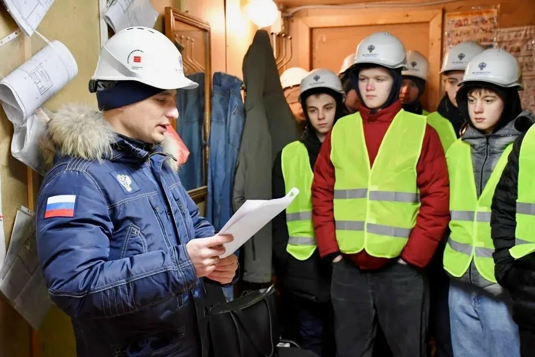 Экскурсия на стройплощадку для студентов-целевиков кластера «Строительная отрасль» в Донецкой Народной Республике