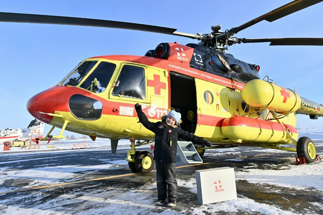 Когда заветные желания сбываются Благодаря Национальной службе санитарной авиации Ростеха и губернатору Коми семилетний мальчик полетал на вертолете.