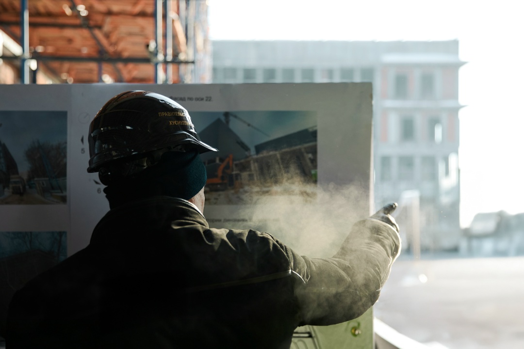 Марат Хуснуллин осмотрел ход строительства кампуса на базе НИУ МГСУ.