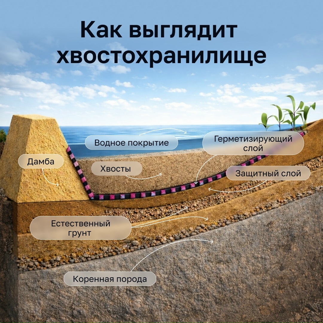 С воды и воздуха: как «Норникель» обеспечивает безопасность хвостохранилищ