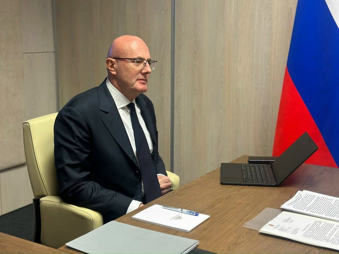 Дмитрий Чернышенко провел рабочую встречу с губернатором Красноярского края Михаилом Котюковым.