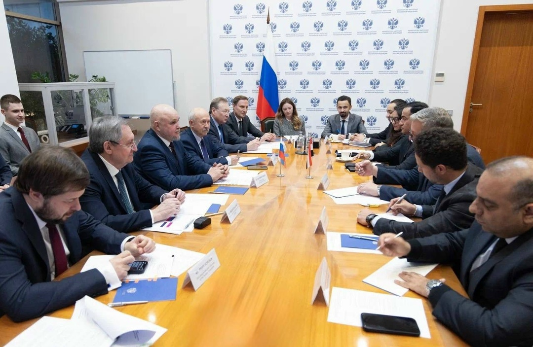 Сергей Цивилев провёл рабочую встречу с Министром нефти и минеральных ресурсов Арабской Республики Египет Каримом Бадави