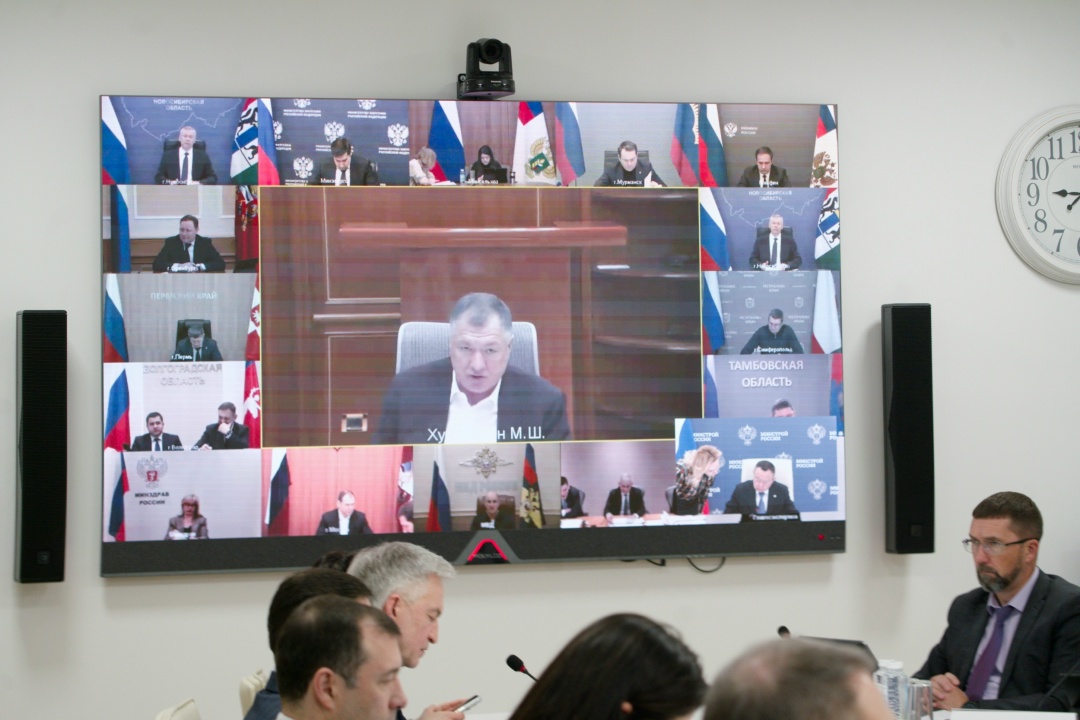 Глава Минстроя России Ирек Файзуллин принял участие в заседании президиума (штаба) Правительственной комиссии по региональному развитию