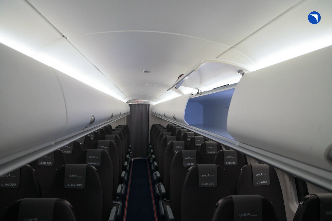 Показываем салон Ил-114-300 в деталях