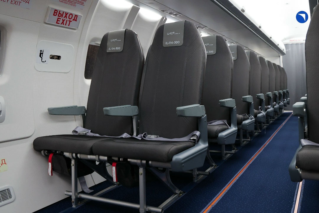 Показываем салон Ил-114-300 в деталях