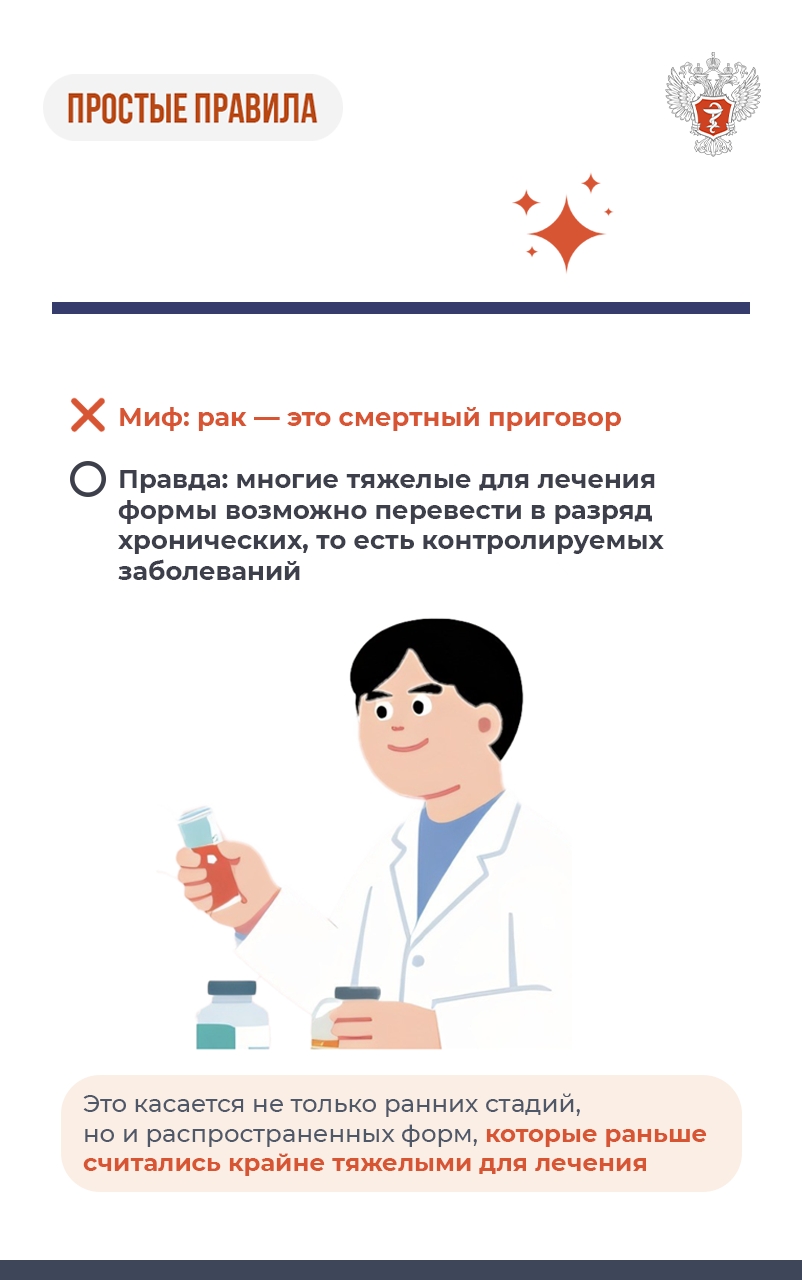 #ПростыеПравила: Мифы и правда об онкозаболеваниях