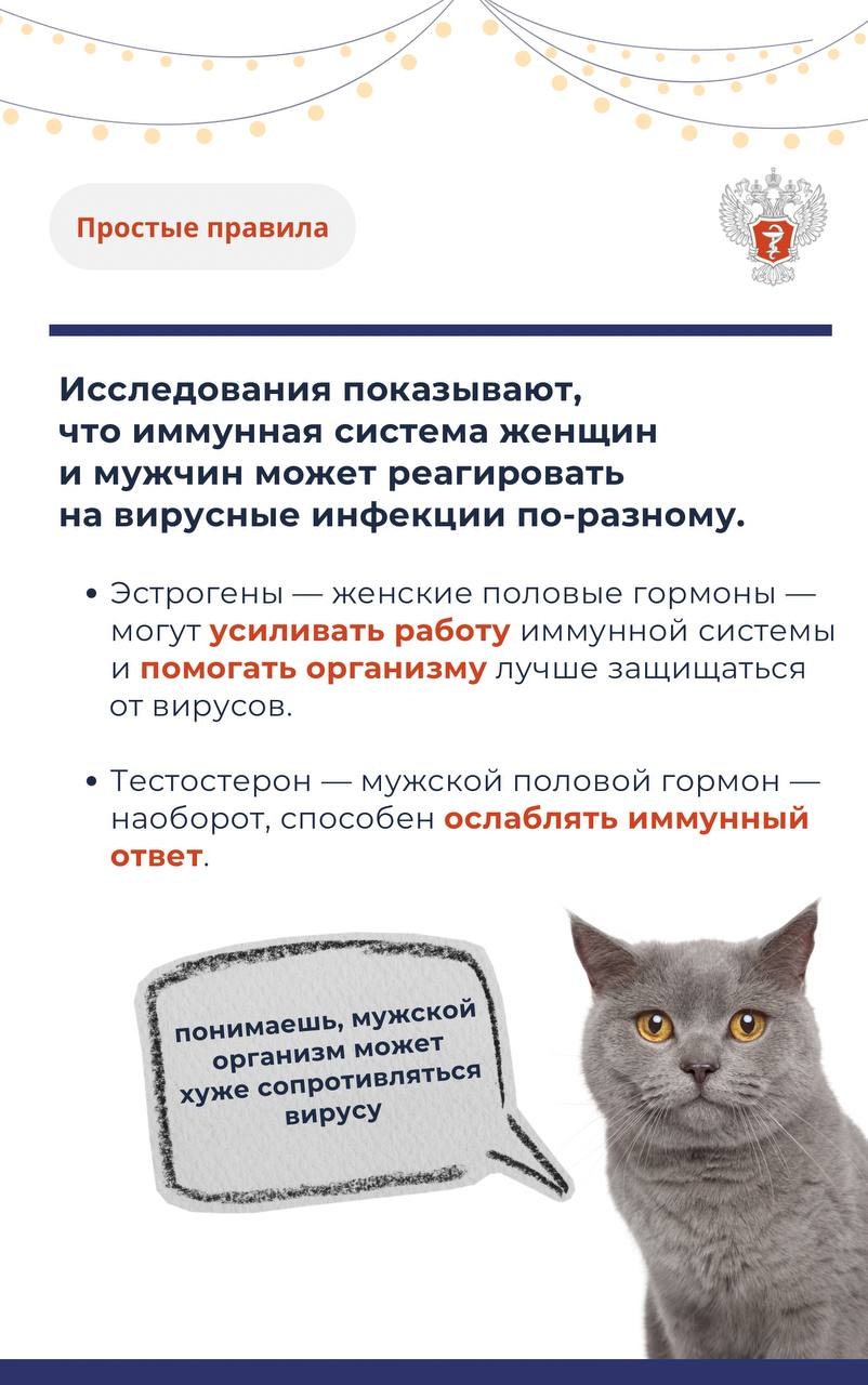 #ПростыеПравила: Правда ли, что мужчины переносят простуду тяжелее?