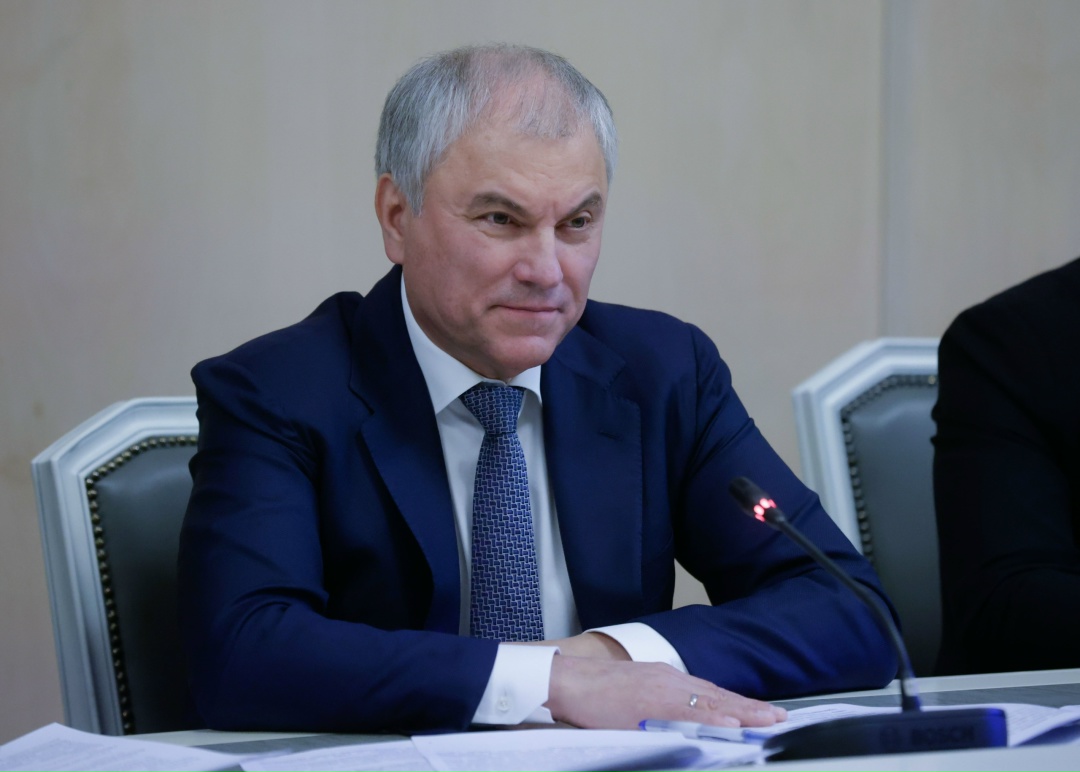 В Государственной Думе состоялась двусторонняя встреча Председателя ГД Вячеслава Володина и Председателя Великого Государственного Хурала Монголии Ням-Осорын…