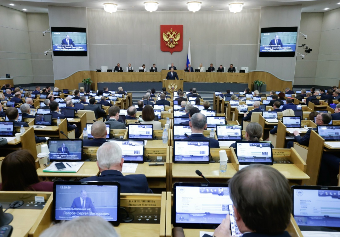 В Государственной Думе прошел «правительственный час» с участием Министра иностранных дел