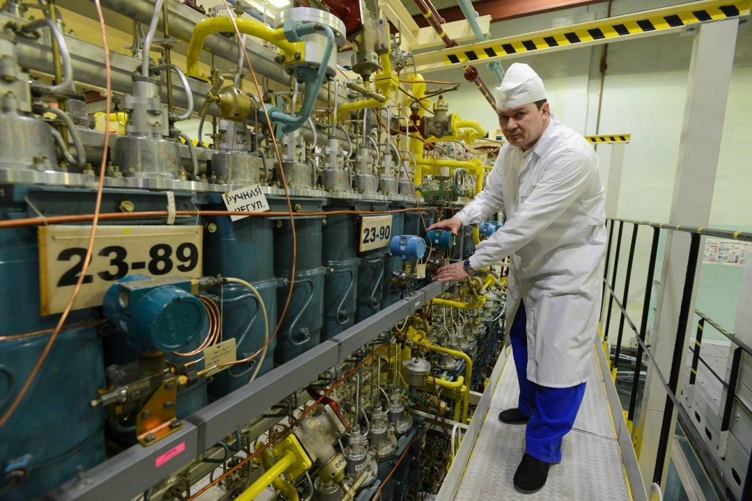 Цех по производству стабильных изотопов на Электрохимическом заводе в этом году отметил 33-летие