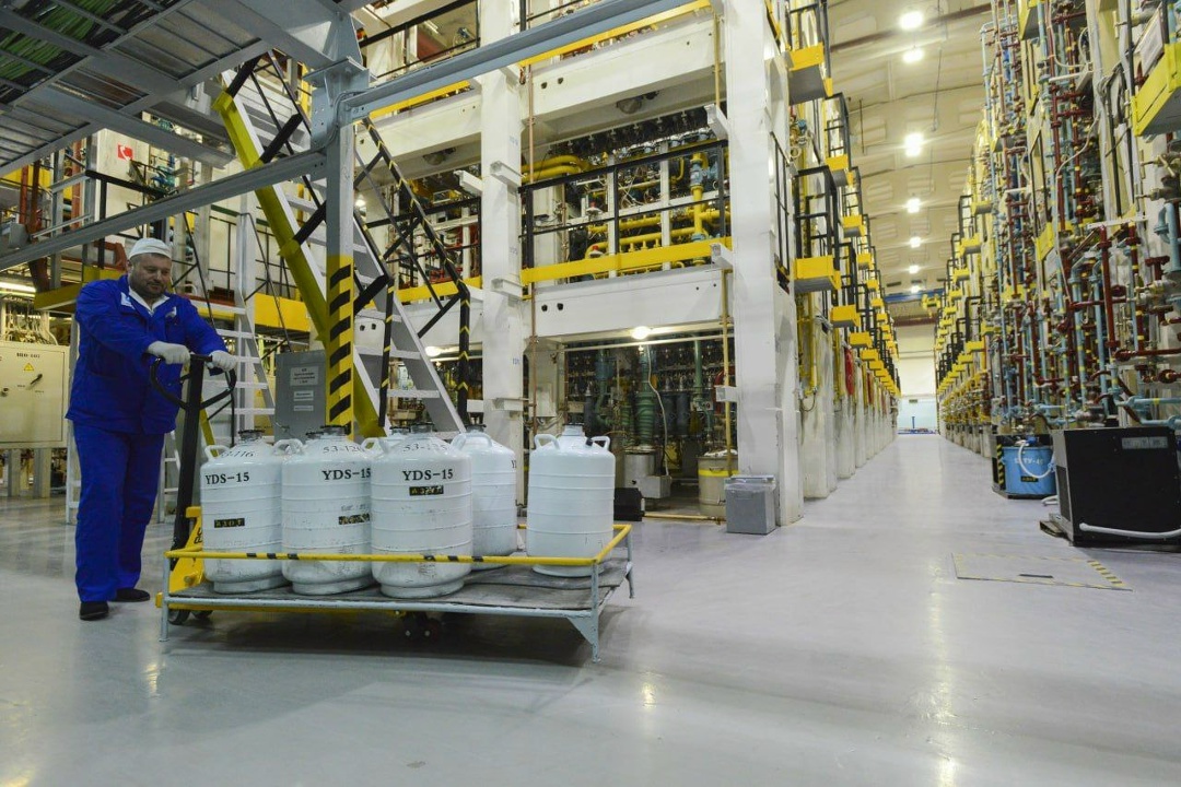 Цех по производству стабильных изотопов на Электрохимическом заводе в этом году отметил 33-летие