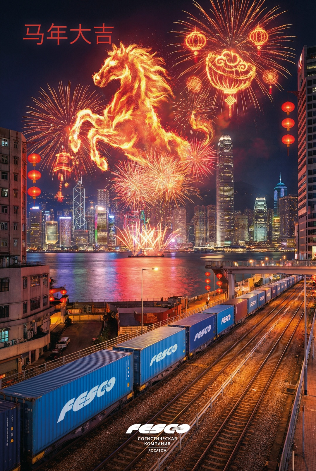 Встречаем год Огненной Лошади! У наших судов тысячи лошадиных сил, но +1 никогда не помешает