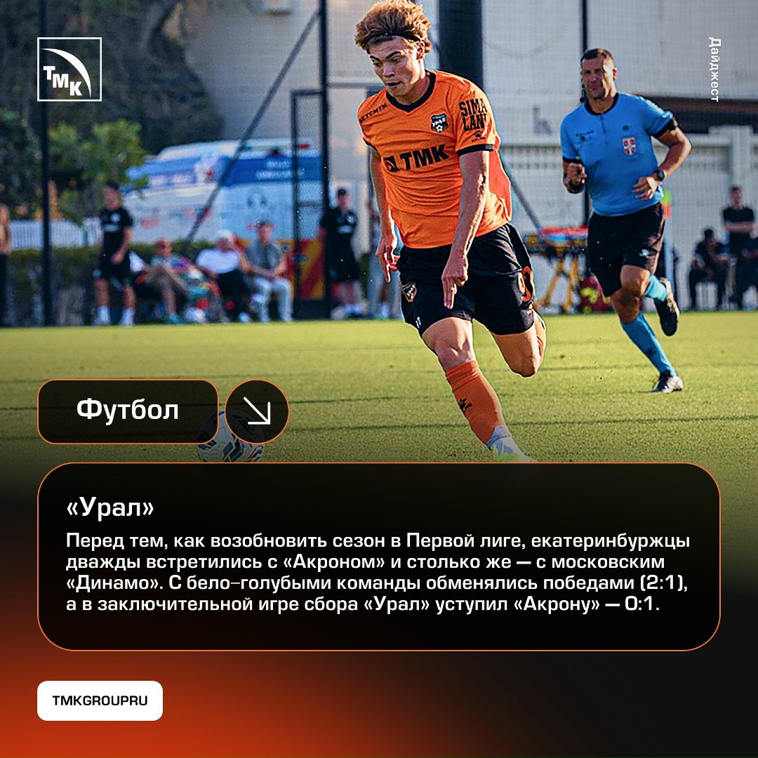 Болеем за любимые команды и поддерживаем их информационно — а значит, настало время еженедельного спортивного обзора ТМК.