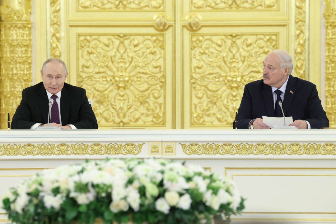 Президент России Владимир Путин и Президент Республики Беларусь Александр Лукашенко провели заседание Высшего Государственного Совета Союзного государства.