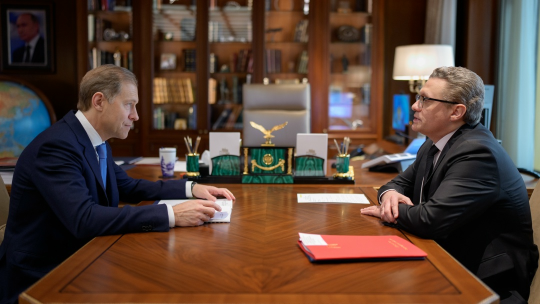 Денис Мантуров встретился с губернатором Вологодской области Георгием Филимоновым.