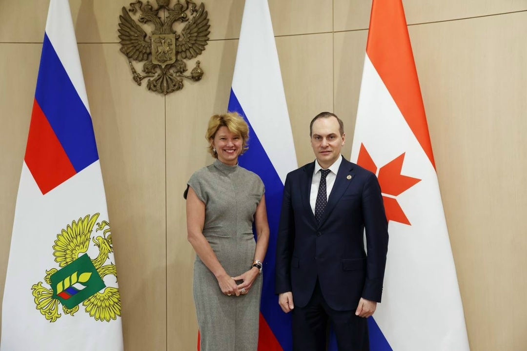 Оксана Лут и глава Мордовии Артем Здунов обсудили развитие АПК республики