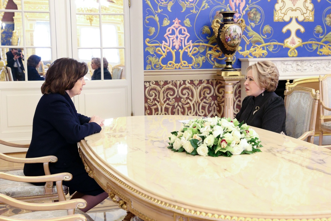 Валентина Матвиенко и Наталья Кочанова обсудили участие парламентариев в реализации повестки Союзного государства